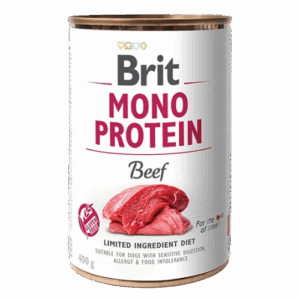 400g BRIT MONO PROTEIN BEEF Karma mokra dla psa - Koci Lądek